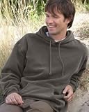 Garment-dyed Hooded Pullover Sweatshirt