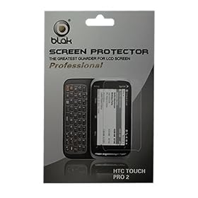 BLAK Professional Clear Transparent Screen Protector for HTC Touch Pro II