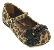 Jelly Beans Cheetah Suede Infant Toddler Girl Maryjane Shoes