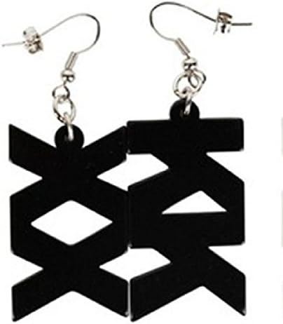 CSG Acrylic letter KKXX earrings