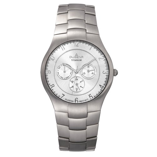 DUGENA DESIGN Herrenuhr Quarzuhr mit Metallband  4460334
