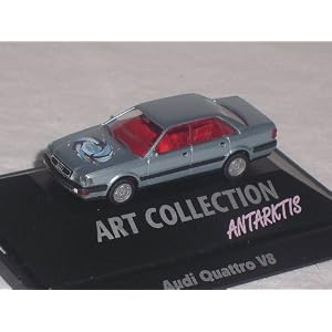 AUDI QUATTRO 100 V8 SILBER GRAU 1/87 HERPA MODELLAUTO MODEL AUTO SONDERANGEBOT