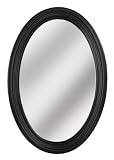 Home Décor Innovations 200320 Napoli Espresso 21-1/2-Inch Oval Frame Mirror