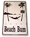 Beach Bum Aluminum Sign