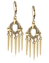 Sam Edelman Pave Pronged Spike Drop Earrings