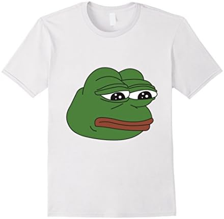 Pepe Frog Meme T-Shirt - Male XL - White
