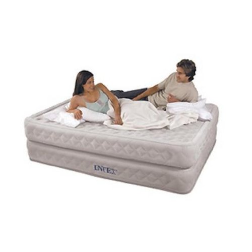Intex Quilted Velvetaire Supreme Air-Flow Queen Airbed