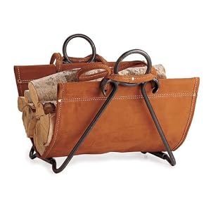 Forged Iron Log Carrier and Wood Holder by Pilgrim