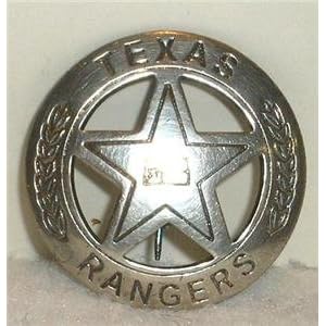 Texas Ranger Obsolete Old West Police Badge Star