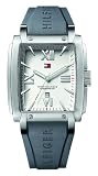 Tommy Hilfiger Tee Silicone Strap White Dial Men's Watch #1790696