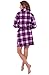 Del Rossa Women's Flannel Robe, Soft Cotton Bathrobe