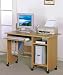 NEW COMPACT COMPUTER DESK ON WHEELS