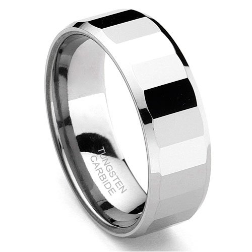 BELLUS Tungsten Carbide Wedding Ring