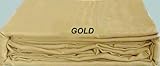 MARRIKAS 100% Seamless Silk Duvet Comforter Cover CAL KING GOLD