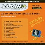 Zoom Karaoke CD+G - Platinum Artists 61: Busted