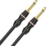 Monster Bass Instrument Cable - 18-Inch - Straight 1/4-Inch Plugs