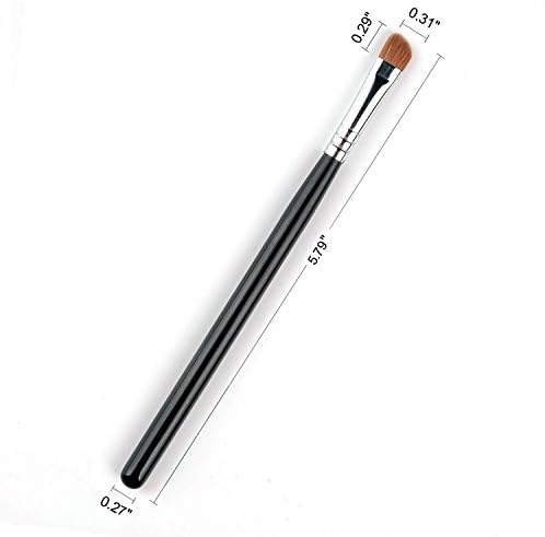 Small Angled Eyeshadow Brush Blending & Brow Definition with Weasel Hair - K257