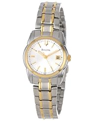 Bulova Womens 98M105 Silver Dial Bracelet Watch