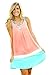 FLYMALL Candy Colorblock Cami Dress Trapeze Dress