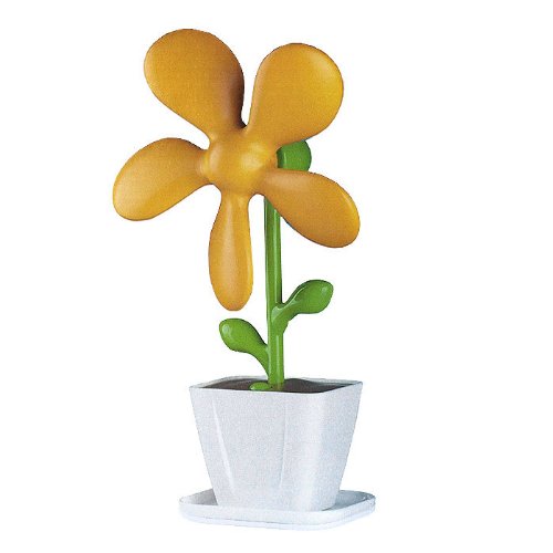 USB Blumenventilator Ventilator Lüfter 34cm - Gelb