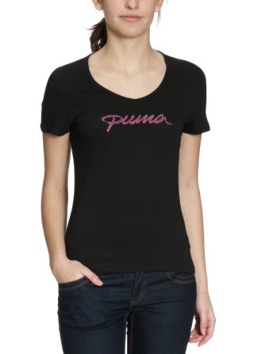 PUMA Damen T-Shirt Bling Script, black, XXL, 819355 01 Preisvergleich