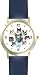Collage of Cats No.1 - Cat - JP - WATCHBUDDY&reg; DELUXE TWO-TONE THEME WATCH - Arabic Numbers - Blue Leather Strap-Women's Size-Small
