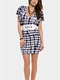 GUESS by Marciano Tarynn Tie Dye Flutter Sleeve Dress