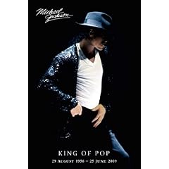 Poster Michael Jackson King of Pop - Dates - Gr��e 61 x 91,5 cm - Maxiposter