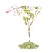 Lolita Martini Glass Christmas Ornament Dirty Martini
