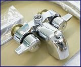 Chrome Diverter Faucet for Clawfoot Tub Shower - ProPlus