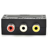 from NEEWER Neewer Black Component RGB SCART Male To 3-RCA Female A/V Adaptor Model 40010071@@