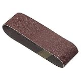 Buy Bosch SB3R000 3 x 18-Inch Sanding Belt, Red, 60 80 100 Assorted Grits, 3 Pack by Bosch