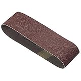 Bosch SB6R100 4-Inch X 24-Inch Sanding Belt, Red, 100 Grit, 3-Pack