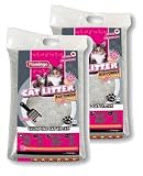 Katzenstreu Petplus mit Babypuderduft 2 x 15kg