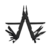 SOG Specialty Knives & Tools B61-L Power Lock EOD 2.0 Scissor Multi Tool with Half Serrated Steel Blade 22-Tools Combined, Black Oxide Finish