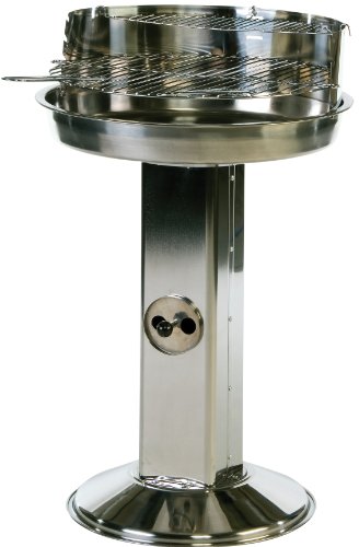 Pedestal Stainless Steel Charcoal BBQ