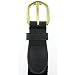 Men's Elasticated Webbing Black Belt - One Size Fits All