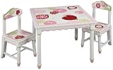 Kids Table Set - Sweetie Pie Table and Chair Set in Multi - Guidecraft - G86102 Kids Table Set - Sweetie Pie Table and Chair Set in Multi - Guidecraft - G86102