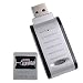 USB 2.0 Portable SD/MMC Card Reader