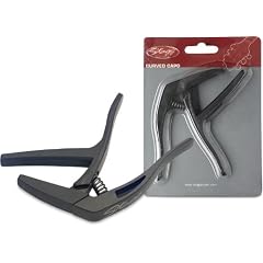 Stagg Curved Trigger Capo for Electric or Acoustic Guitar in Black