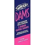 Glyde Usa Sheer Dental Dams, Creme/Vanilla