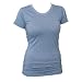 Fuschia Pink Solid color Classic Super soft 100% cotton longer womens and girls tee shirt.