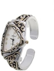 Geneva Platinum Triangular Face Fashion Watch