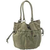 Unisa Z-Liz Sac à main femme - Vert militaire Cuir