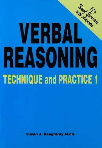 Verbal Reasoning Technique and Practice: Volume 1