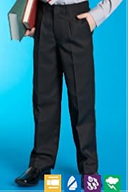 Stain Defence™ Non-Iron Adjustable Waist Trousers with Stormwear™