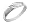 Diamond Men's Wedding Band in White Gold 5mm, Size 7