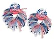 Set of 2 USA PATRIOTIC HAIR TUTUS! Pony Tail Tyes