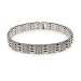 Eve's Addiction Triple Link Mens Stainless Steel Bracelet