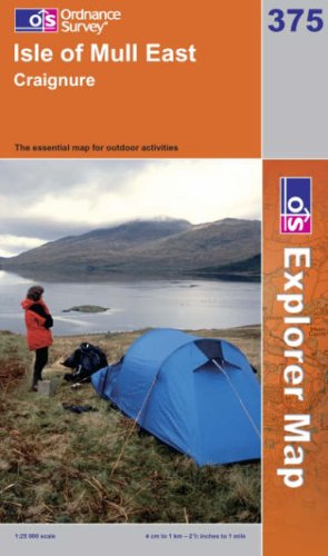 Isle of Mull East (OS Explorer Map Series) (OS Explorer Map)